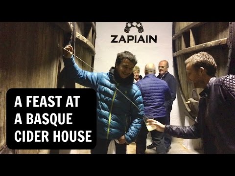 San Sebastian's BEST cider house | A Real Basque Country feast!