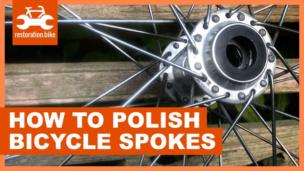 How to polish bicycle spokes in 2 easy steps 