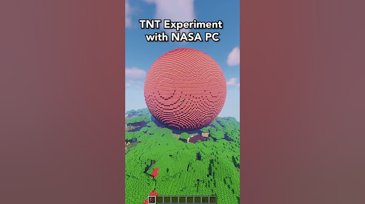 Minecraft TNT Experiment! #shorts
