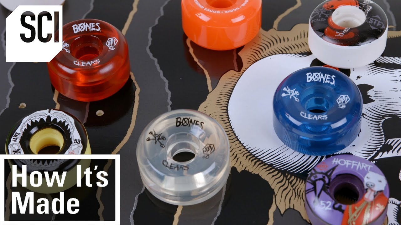 How It's Made Skateboard Wheels YouTube