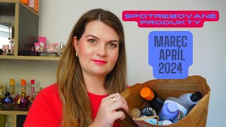 Spotrebované produkty - Marec a Apríl 2024