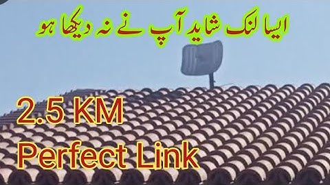 No need Pole for 2.5km Litebeam M5 Connection - Cool Alignment - wifi networking - internet service