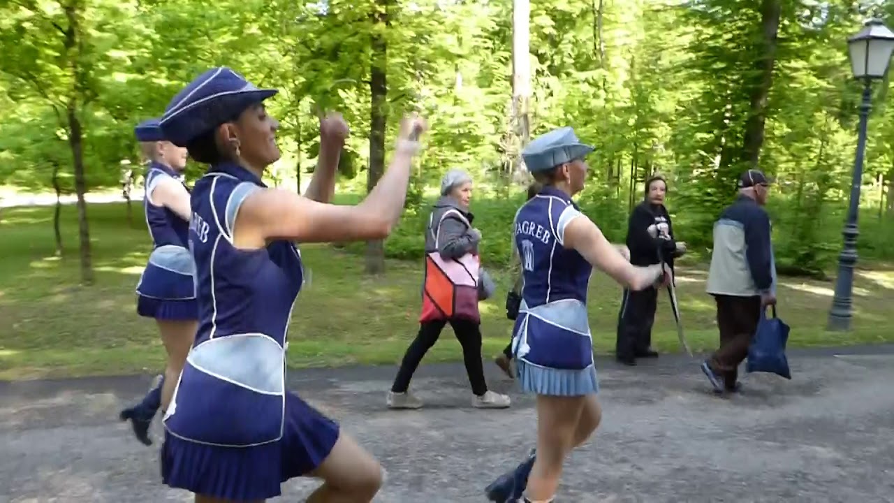 The Zagreb Majorettes, Drum Line and ZET Zg Orchestra | May Day Parade | Zagreb Croatia 2019, Part 2