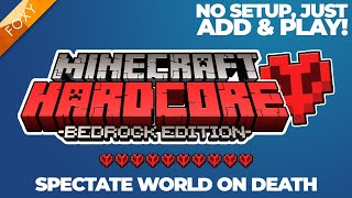 HARDCORE MODE ADDON for MCPE | Minecraft Bedrock Edition 1.16+ screenshot 4