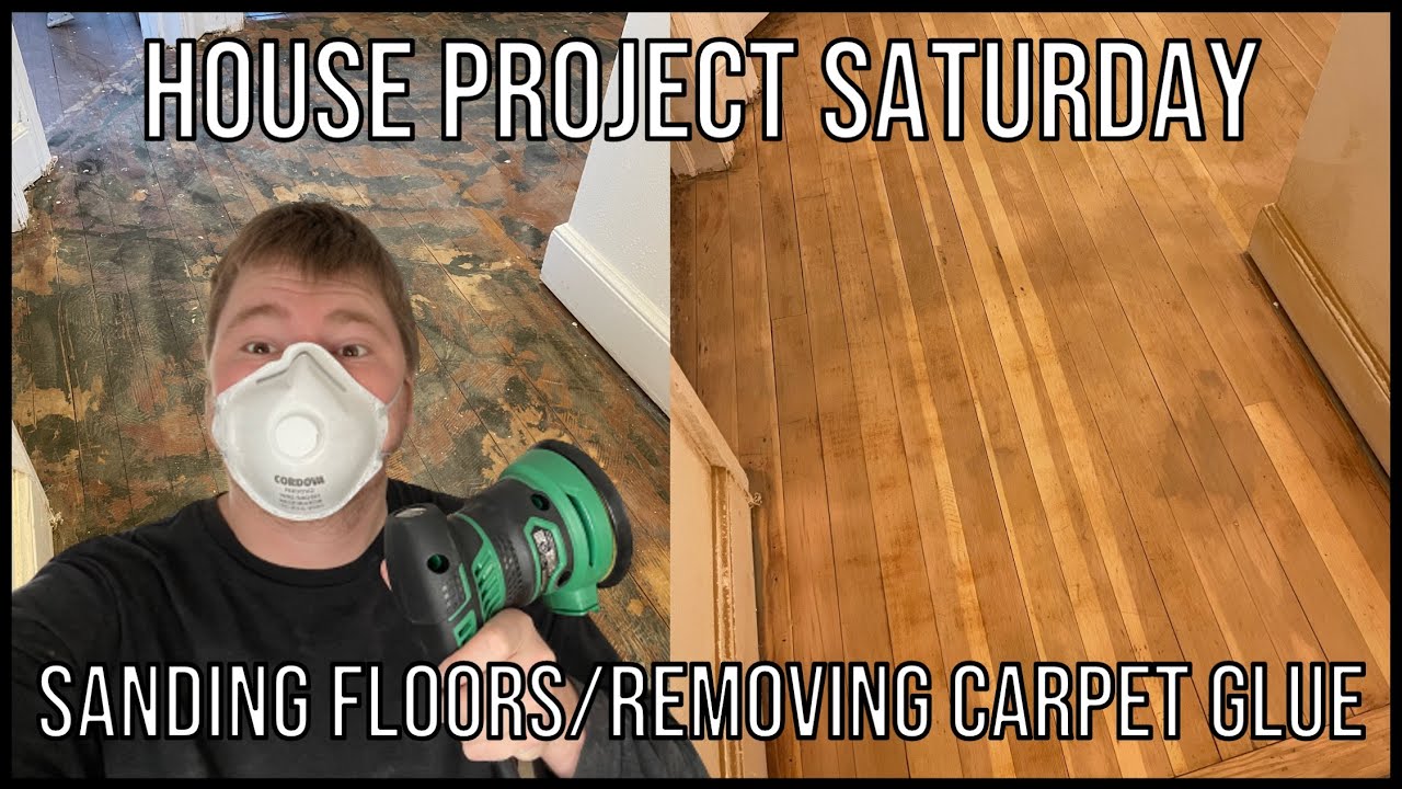 House Project Saturday Sanding Hardwood Floors YouTube