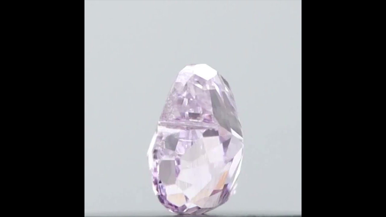 0.14 CT Heart Diamond Pink Color Natural Loose Diamond