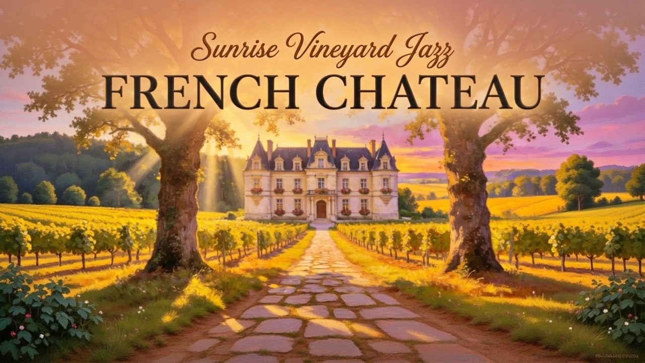 FRENCH CHATEAU 🍷 Relaxing Instrumental Music — Sunrise Vineyard Playlist | Peaceful Countryside