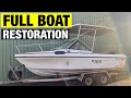 FULL BOAT RESTORATION | MY NEW 18FT VOYAGER -  PART 1