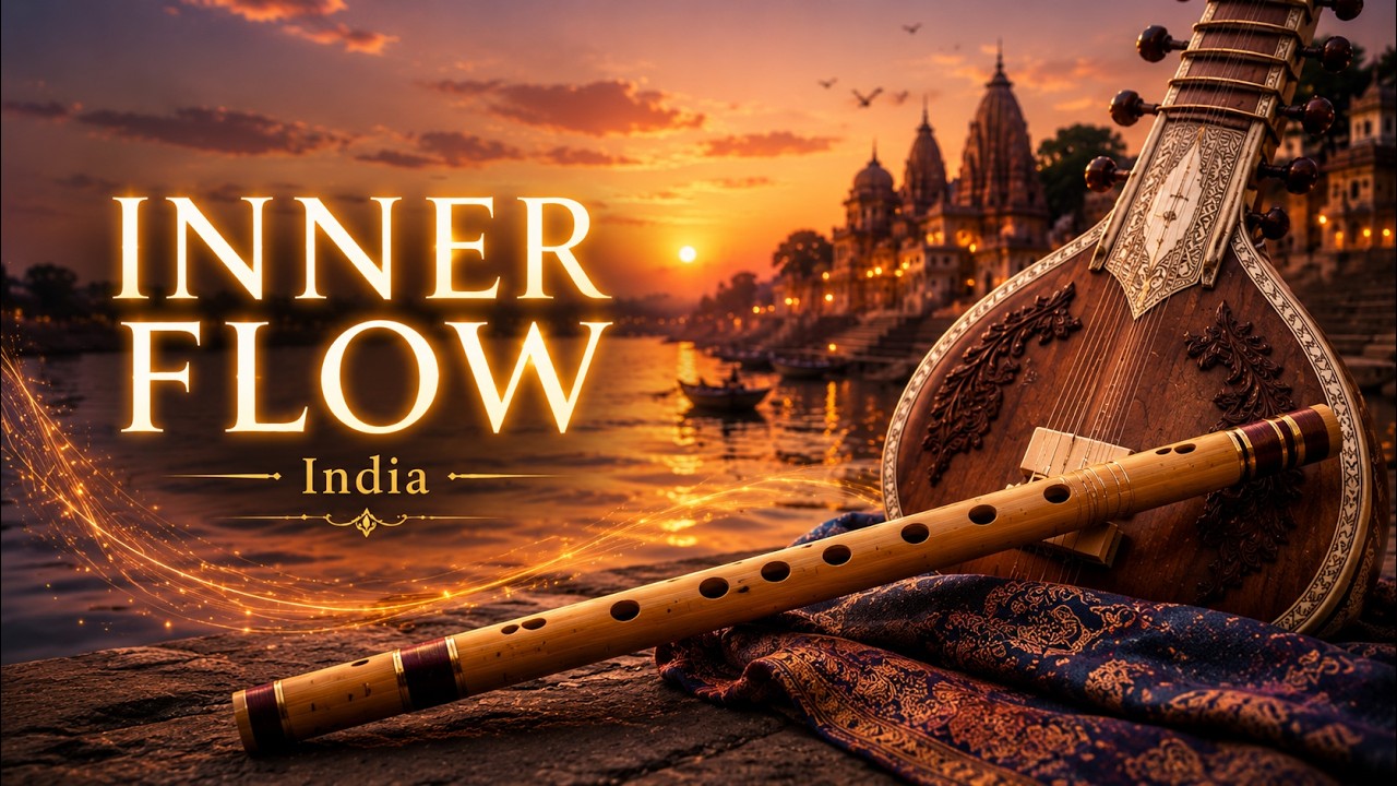 Inner Flow India – Ambient Flute & Sitar Meditation | 1 Hour Calm
