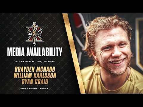 π₯ MEDIA AVAILABILITY | McNabb, Karlsson & Craig