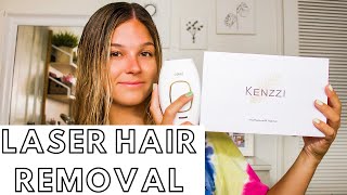 KENZZI LASER HAIR REMOVAL || IS IT WORTH IT?!