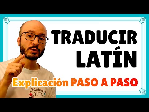Video: Cómo Traducir Texto Al Latín