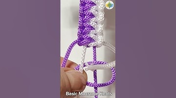 #108 Bracelet Knitting Tutorial, Macrame, #shorts #macrametutorial #howto #craftideas