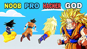 NOOB vs PRO vs HACKER vs GOD in Kaiju Run