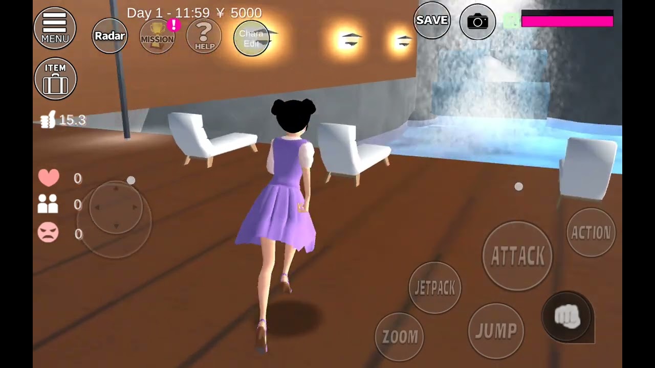 รีวิวน้ำตกในเกมซากุระ