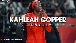 Kahleah Copper returns to Belgium // FIBA Women's Olympic Qualifying Tournament