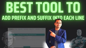 Add Prefix and Suffix into Each Line in Bulk Data  (Best AI Tool) 🔥