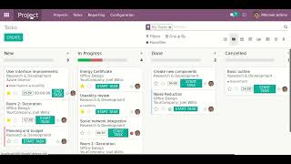 How to Track Project Task Time | Odoo App Feature #Project #Task #Timer #odoo16  #odooapp