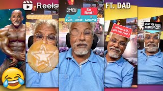 INSTAGRAM REELS Ft. DAD 😂😝| Semma Fun!