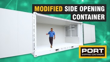 Modified Side Opening Container - Port Shipping Containers