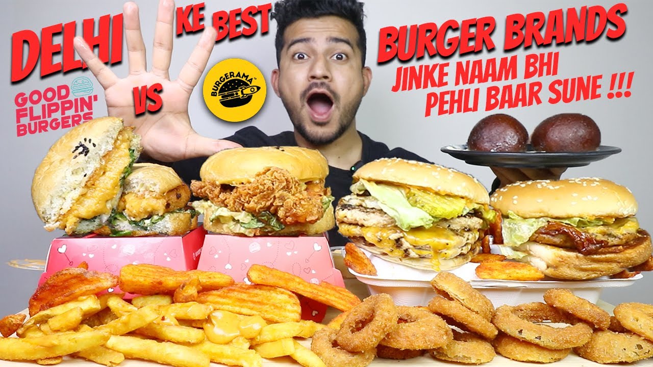 These Are The Best Burgers I have Ever Eaten | GOOD FLIPPIN' BURGER vs BURGERAMA BEST SELLER MUKBANG