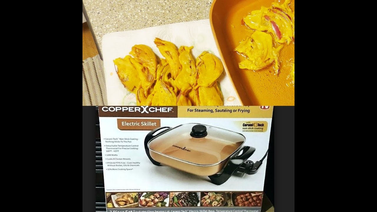 COPPER CHEF 12" ELECTRIC SKILLET REVIEW YouTube
