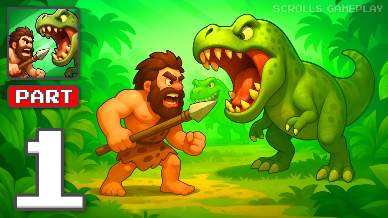 Dino King: Jurassic Hunt - Gameplay Walkthrough Part 1 - Hunt Dinos Rule The Wild (iOS, Android)