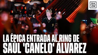 Saúl 'Canelo' Álvarez y su ÉPICA entrada al ring en México: ¡Ante más de 46.000 espectadores!