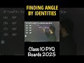 Finding Angle using Trigonometric Identities | Class 10 Boards 2025 PYQ | CBSE 2026