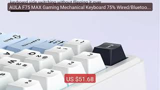 AULA F75 MAX Gaming Mechanical Keyboard 75% Wired/Bluetooth/2... — Amazing Value 2026 | Must Have!