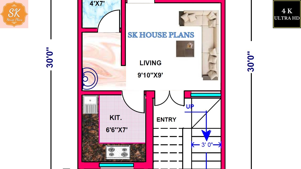 LATEST HOUSE PLAN 15' X 30’ / 450 SQ.FT / 50 SQ.YDS / 42