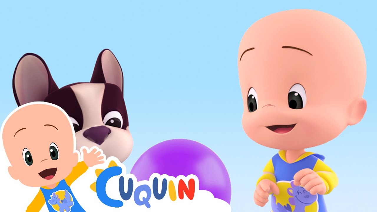 Learn with Cuquin's purple ball | Educational videos
