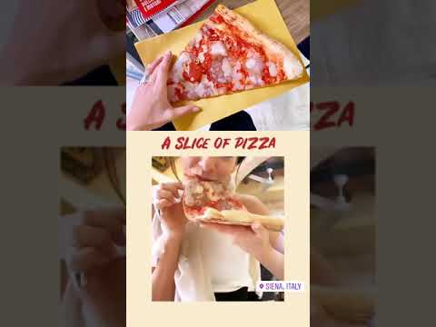 Το εντυπωσιακό κομμάτι πίτσα που έφαγε η Νικολέττα Ράλλη