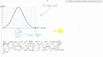 Mathematical Methods - U4T4 - Normal distribution video 1