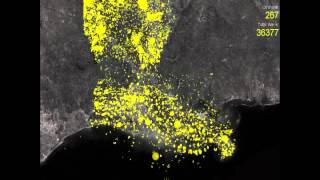 Evolution of Oil and Gas Wells in Louisiana