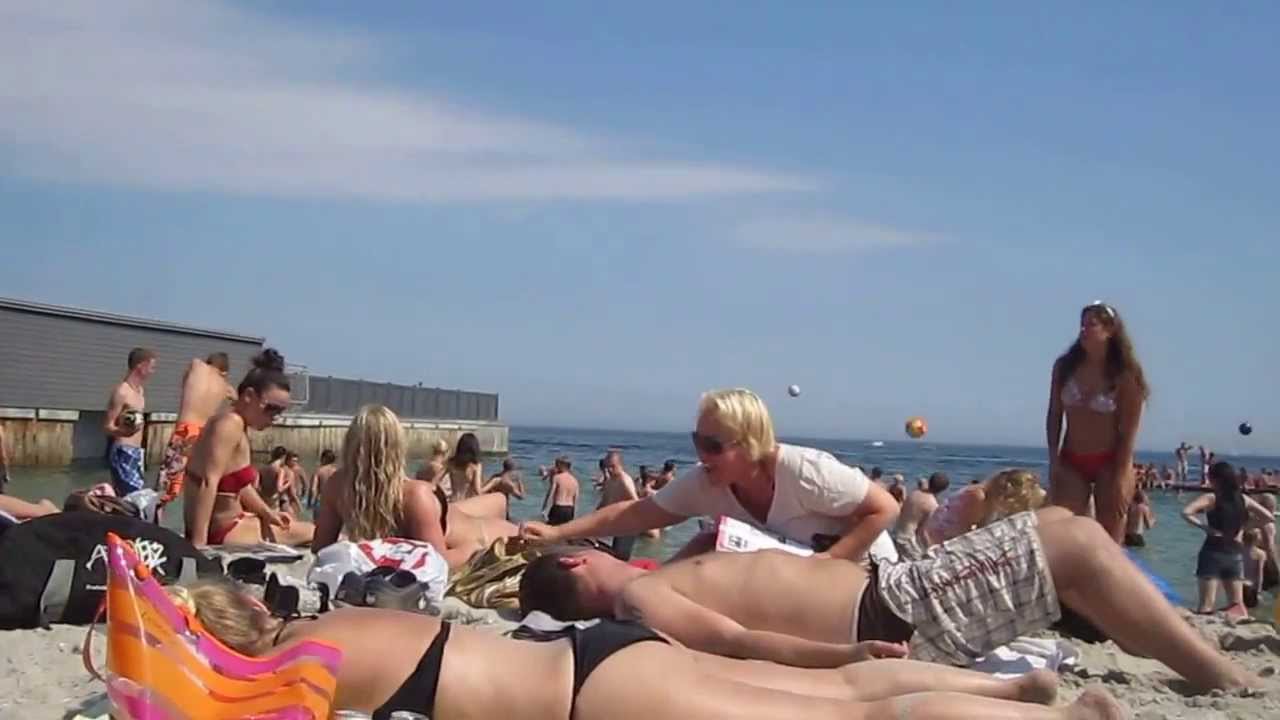 Den Permanente" Beach, Aarhus, Denmark - YouTube