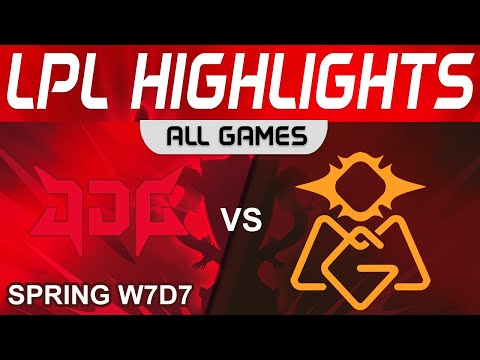 JDG vs OMG Highlights ALL GAMES LPL Spring Season 2023 W7D7 JD Gaming vs Oh My God by Onivia
