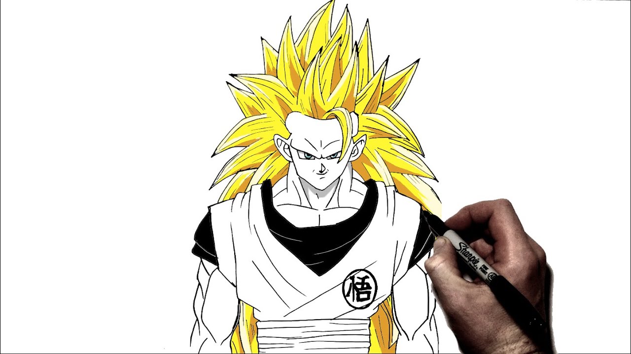 Goku Super Sayajin 3 - Desenho de sorvis - Gartic
