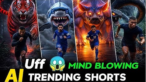 Messi, Neymar & Mbappé’s Animal vs Ronaldo’s Animal #ronaldo #goat #messi #ronaldoai #aifunnyshorts