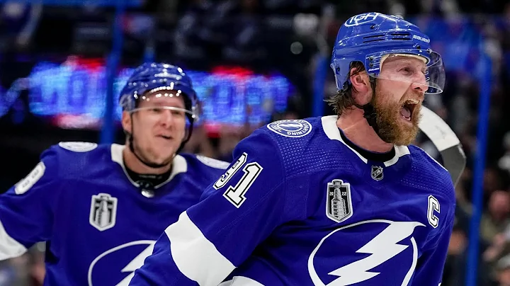 Steven Stamkos lights the lamp  in Tampa Bays Game...