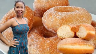 Narikel ni nomgipa donut // Soft coconut donuts