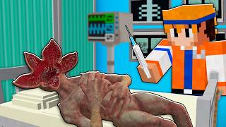 ABRI um HOSPITAL de MONSTROS FAMOSOS no Minecraft