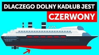 Dlaczego staki poniżej linii wodnej są malowane na czerwono