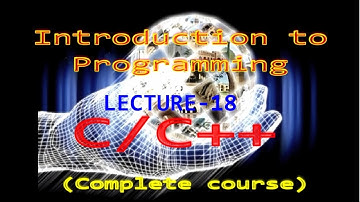 C Programming in urdu/hindi Lec-18 (Basic) | C++ Programming in urdu/hindi Lec-18 (Basic)