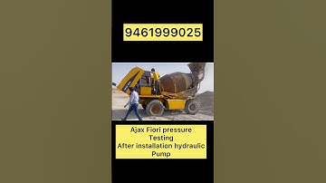 #Ajax #Fiori #Argo4000 #hydraulic #pressure testing after #restoration #Rexroth drive pump #injector