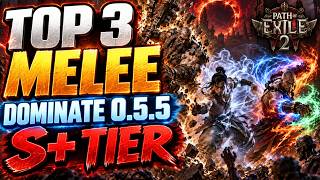 TOP 3 BEST MELEE BUILDS IN PATH OF EXILE 2 PATCH 0.5.5