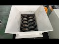 Two shaft shredder, metal bucket shredder