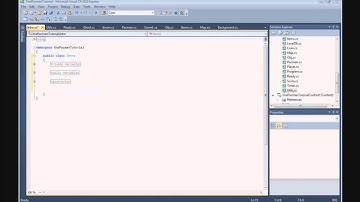 How to build a Pacman game in XNA - 61. Intro Class (part 1)