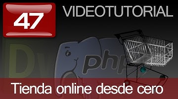 Tutorial: Como hacer tienda online en PHP con Dreamweaver. Capitulo 47