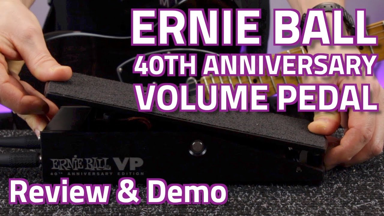 Ernie Ball Limited Edition 40th Anniversary Volume Pedal - Review & Demo